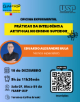 Grupo de Apoio Pedagógico do campus de Ribeirão Preto da USP promove oficina sobre práticas de inteligência artificial no ensino superior