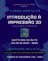 Curso de Introdução ao uso da Impressora 3D será oferecido na FEARP