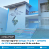 Estágio PAE do 1º semestre de 2025 - abertura das inscrições em breve!