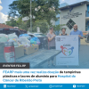 FEARP mais uma vez realiza doação de tampinhas plásticas e lacres de alumínio para Hospital do Câncer de Ribeirão Preto