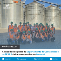 Alunos de disciplinas do Departamento de Contabilidade da FEARP visitam cooperativa em Guaxupé